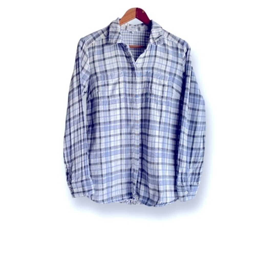 Splendid Hunter Split Back Plaid Button Up Shirt Woman’s Small